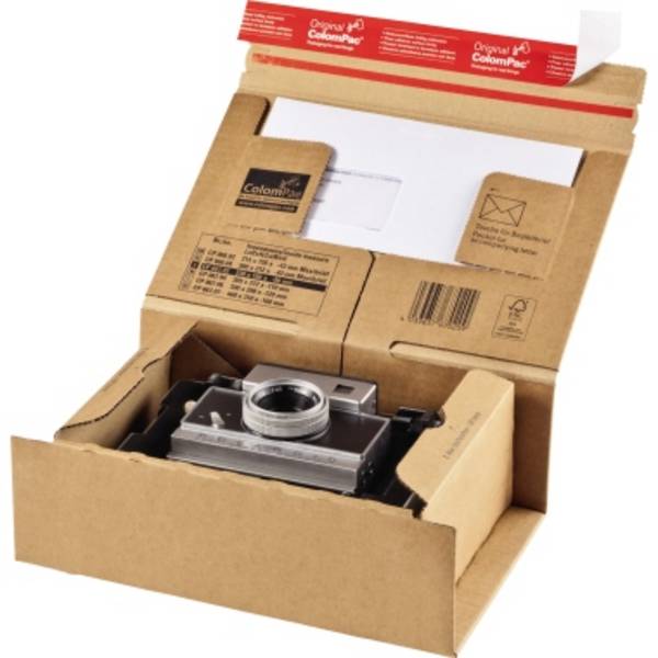Versandkarton POST-BOX 33x12x29cm braun - Artikel: 161740970