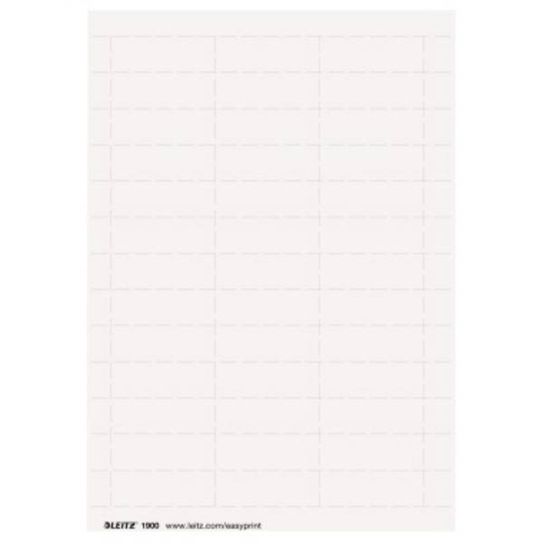 Leitz Beschriftungsschild 19000001 blanko 60x21mm weiß 975 St./Pack.