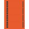 Leitz Ordner-Etiketten 16852025 61.5 x 192 mm Papier Rot Permanent haftend 100 St.