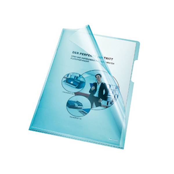 Bene Sichthülle  DIN A4 PVC 0.15 mm Blau (klar) 205000BL 100 St.