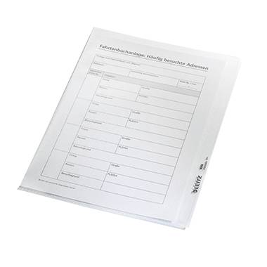 LEITZ Sichthülle Premium, A5, PVC, genarbt, 0,15 mm (80410500)