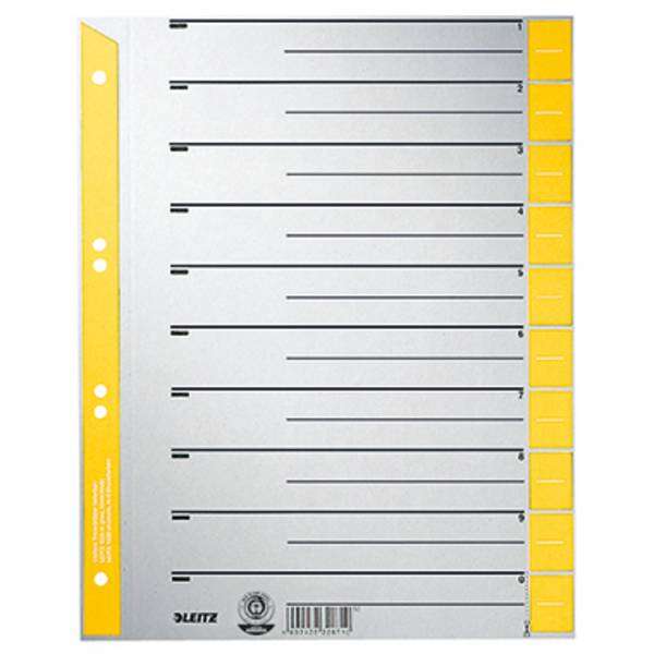 ESSELTE LEITZ - Leitz - Trennelement - 10 Teile - für A4 - mit Register