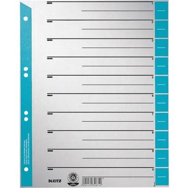 ESSELTE LEITZ - Leitz - Trennelement - vorgedruckt: 0-9 - für A4 - mit Register (Packung mit 100)