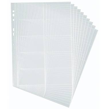 Visitenkartenhülle für 20Karten 90x57mm 10St-0