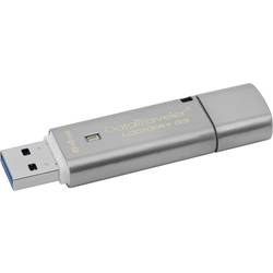 Image of Kingston DataTraveler Locker+ G3 USB-Stick 64 GB Silber DTLPG3/64GB USB 3.2 Gen 1 (USB 3.0)