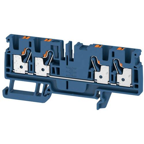 Weidmüller 2534400000 Durchgangsklemme 6.1 mm Zugfeder Dunkelblau 50 St.