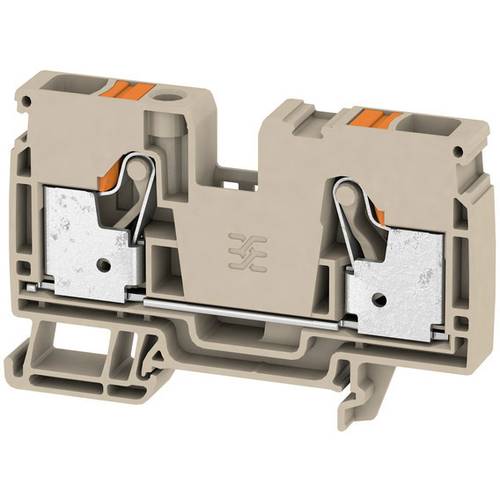 Weidmüller 2490360000 Durchgangsklemme 10 mm Zugfeder Beige 25 St.