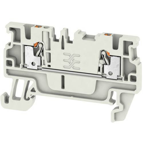 Weidmüller 2508220000 Durchgangsklemme 3.5 mm Zugfeder Lichtgrau 100 St.