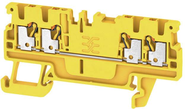 Weidmüller 2534450000 Durchgangsklemme 3.5 mm Zugfeder Gelb 100 St.
