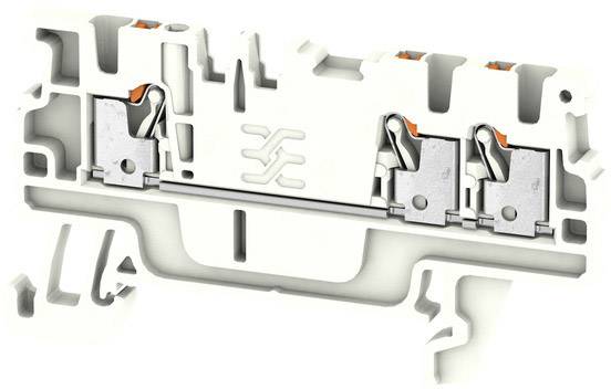 Weidmüller 2534510000 Durchgangsklemme 3.50 mm Zugfeder Weiß 50 St.