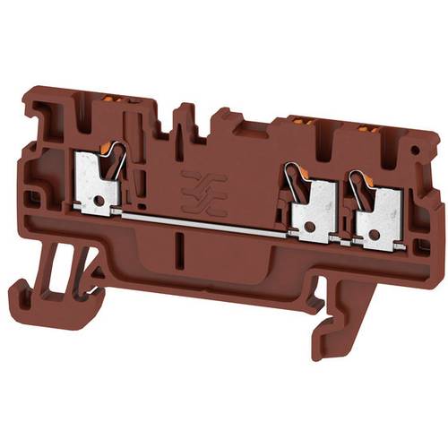 Weidmüller 2534530000 Durchgangsklemme 3.50 mm Zugfeder Braun 50 St.