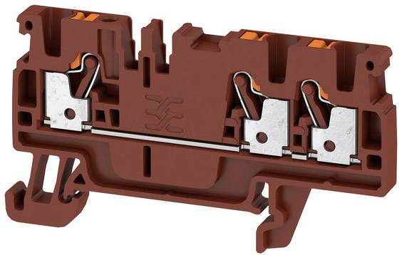 Weidmüller 2534730000 Durchgangsklemme 5.1 mm Zugfeder Braun 100 St.