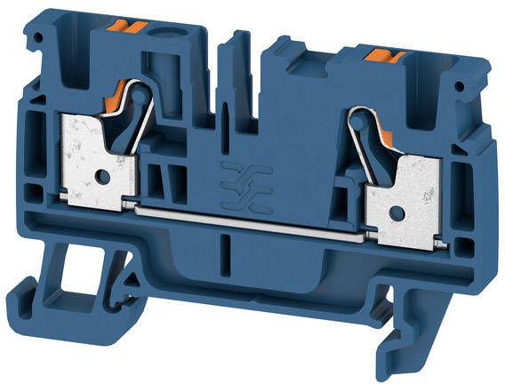 Weidmüller 2534380000 Durchgangsklemme 6.1 mm Zugfeder Dunkelblau 100 St.