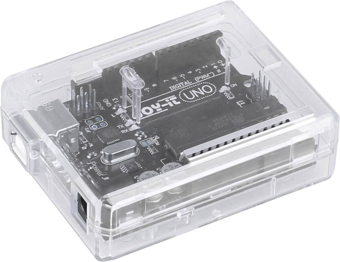 JOY-IT ard-uno-case1 MC-Gehäuse Passend für: Arduino Acryl