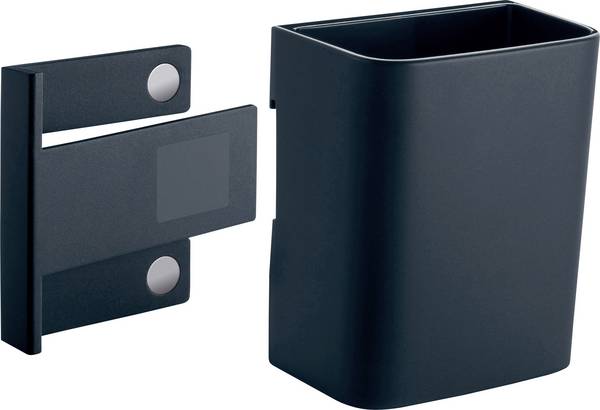 Stiftköcher S für Glasmagnetboard anthrazit