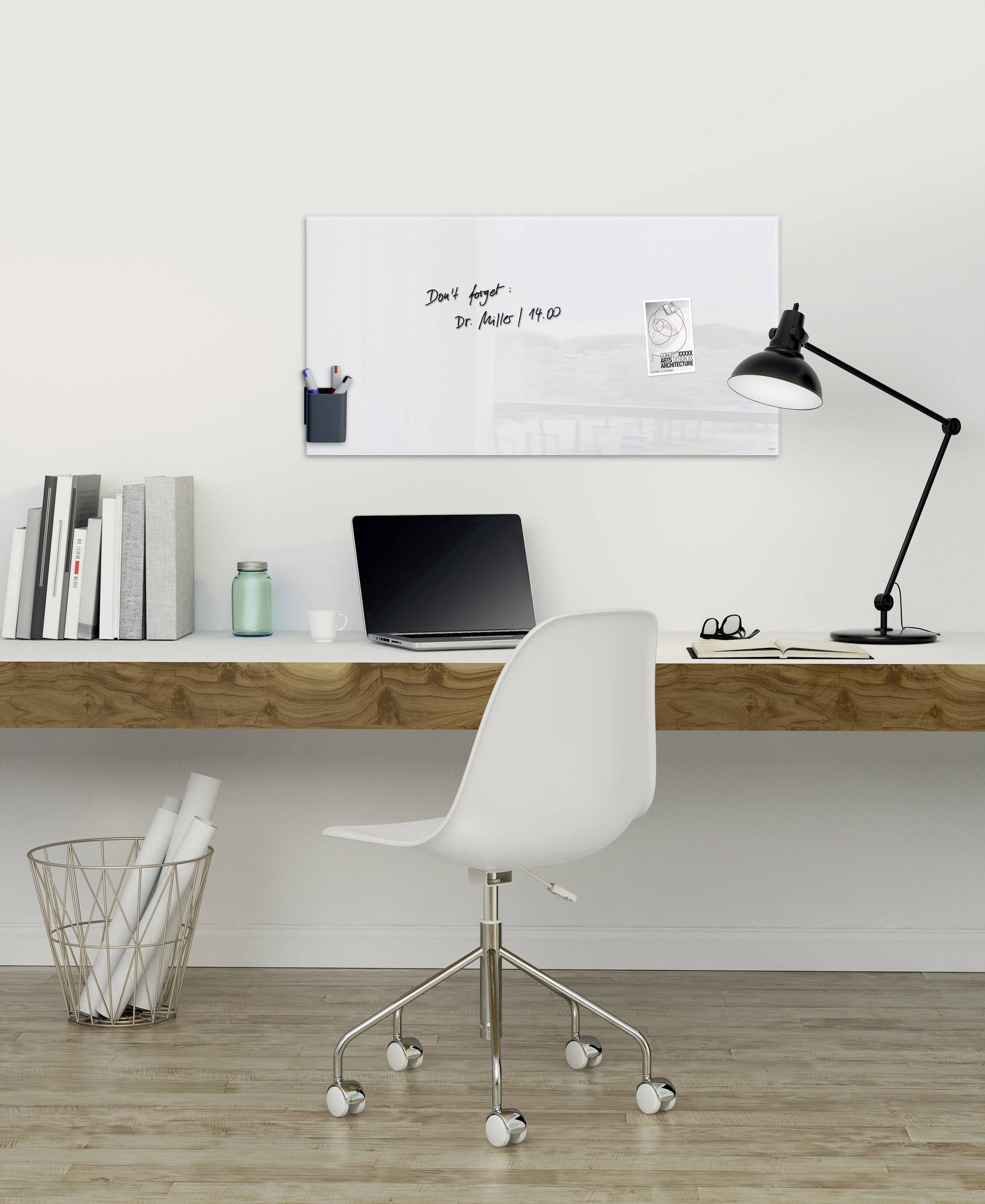 Stiftköcher S für Glasmagnetboard anthrazit-6