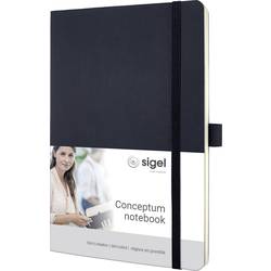 Image of Sigel CONCEPTUM® CO309 Notizbuch Dot-Lineatur (punktkariert) Schwarz Anzahl der Blätter: 97 DIN A5