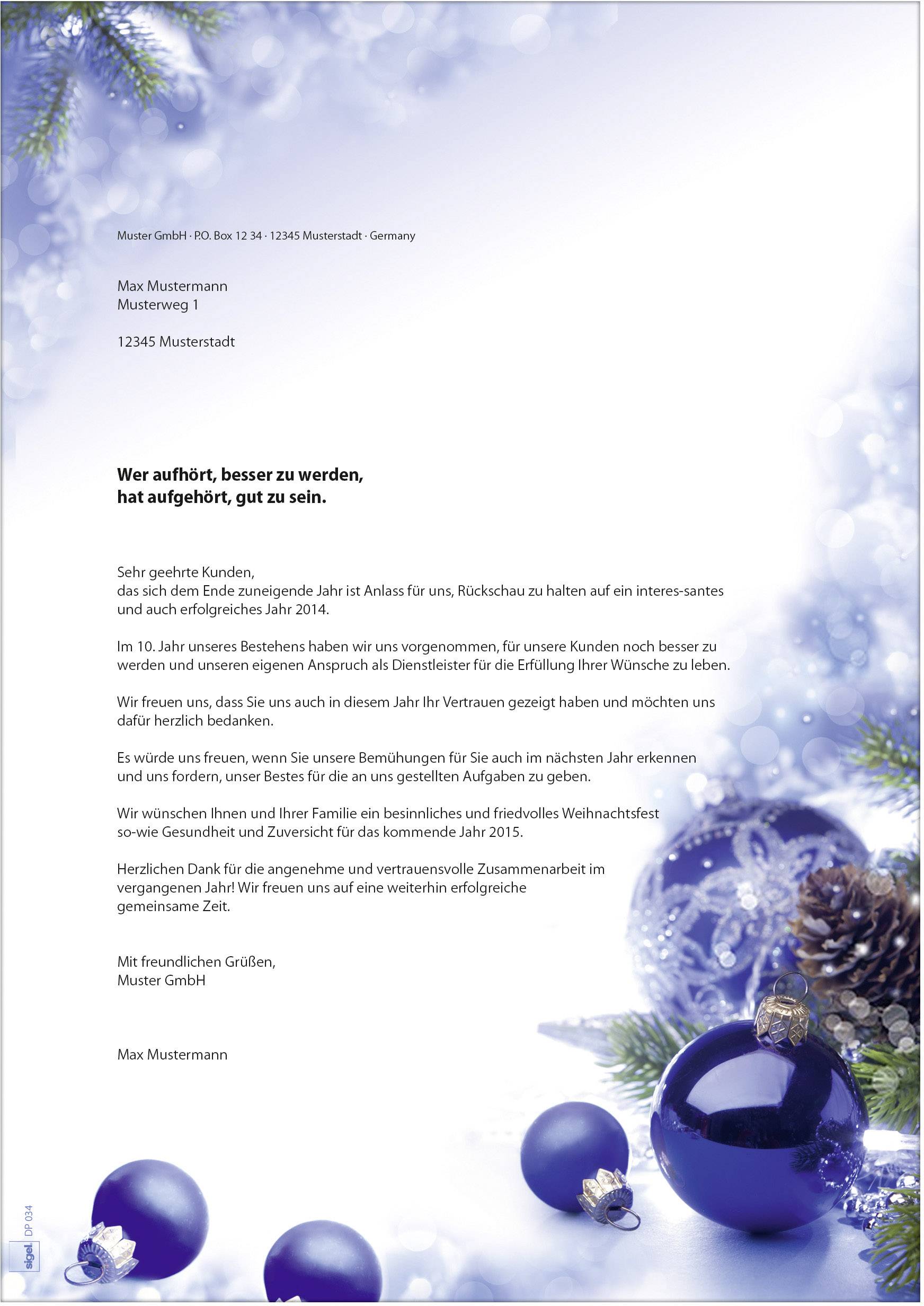 SIGEL Weihnachts-Motiv-Papier, Blue Harmony, 90 g/m², 100 Blatt-6