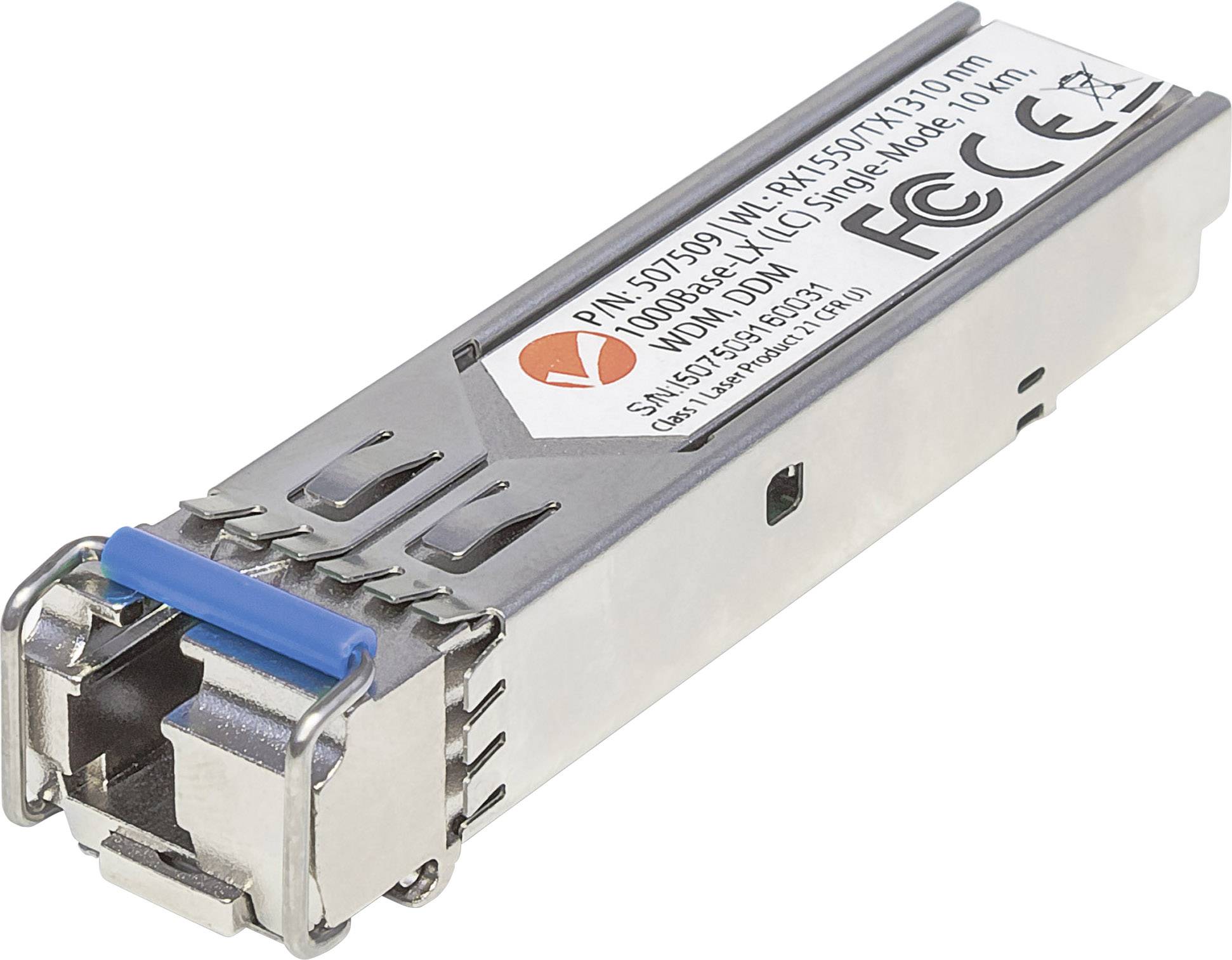 INTELLINET Gigabit SFP Mini-GBIC Transceiver WDM bidirektional1000Base-LX (LC) Single-Mode Port Reic