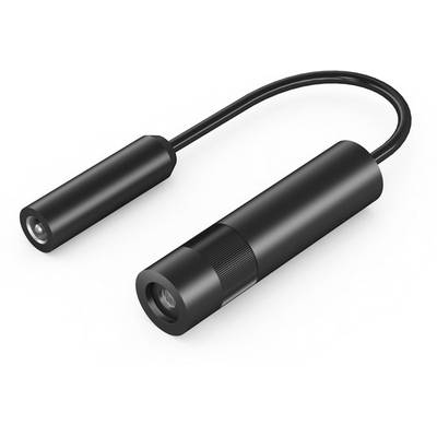 Schwarzes USB-Endoskop-Kabel mit Kamera an einem Ende, geeignet für Inspektionen in schwer zugänglichen Bereichen.
