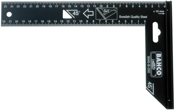 Bahco 9045-B-400 9045-B-400 Präzisions-Stahlwinkel   400 mm
