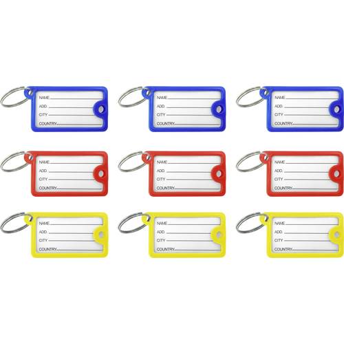 Basetech Schlüsselanhänger BT-1697191 OW180328-2 9 St.