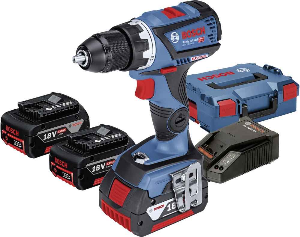 Bosch Akkuschrauber Gsr 18v 2 Li Professional Bosch Professional GSR 18V-60 C Akku-Bohrschrauber 18 V 4 Ah Li-Ion