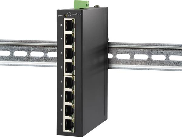 Renkforce RF-3394868 FEH-800 Industrial Ethernet Switch