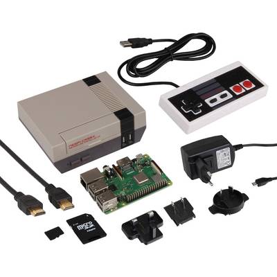 Joy-it NES Raspberry Set Raspberry Pi® 3 B+ 1 GB 4 x 1.4 GHz inkl. Controller, inkl. Gehäuse, inkl. Netzteil, inkl. Noob-0