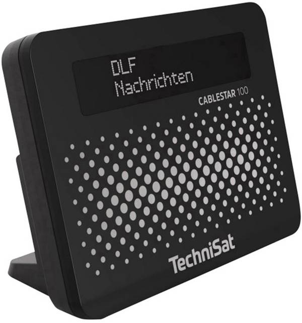 TechniSat Cablestar 100 Digital-Radio Empfangsteil Schwarz