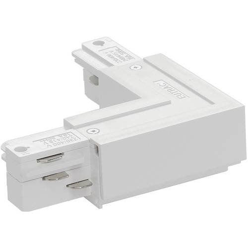 Eutrac 1001520 Hochvolt-Schienensystem-Komponente L-Verbinder L-Verbinder Erde aussen, weiss Verkehrsweiß