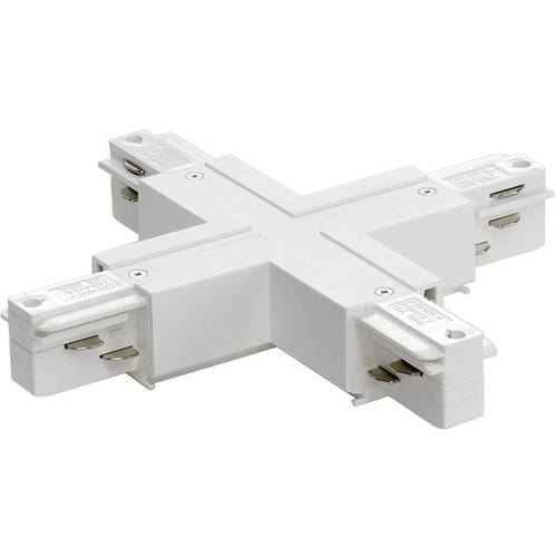 Eutrac 1001522 Hochvolt-Schienensystem-Komponente X-Verbinder X-Verbinder, weiss Verkehrsweiß