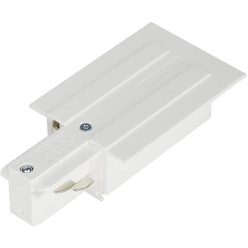 Eutrac 1001533 Hochvolt-Schienensystem-Komponente Einspeiser 3P E.Schiene Einspeiser, weiss, L Verkehrsweiß