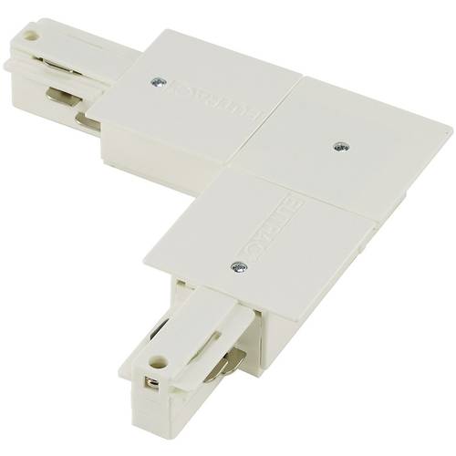 Eutrac 1001536 Hochvolt-Schienensystem-Komponente L-Verbinder EUTRAC® L-Verbinder Einbaus. außen weiss Verkehrsweiß
