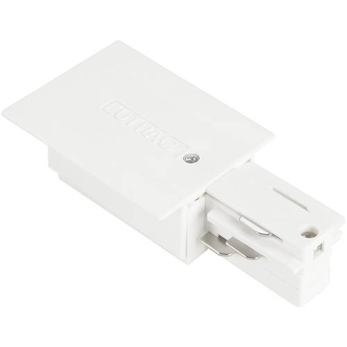 Eutrac 1001534 Hochvolt-Schienensystem-Komponente Einspeiser EUTRAC® Einspeiser, Erde rechts Verkehrsweiß