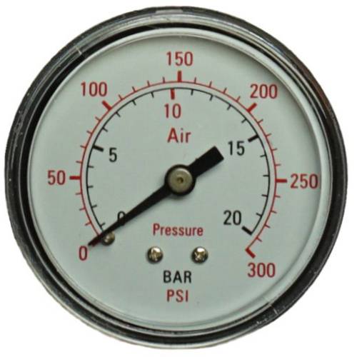 Aerotec Manometer 9414582 neu Anschluss (Manometer): Rückseite Außengewinde 1/4 1 St.