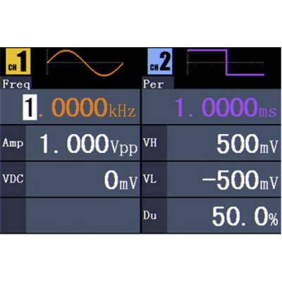 VOLTCRAFT FG-2502 Funktionsgenerator netzbetrieben 1 µHz - 50 MHz 2-Kanal Arbiträr, Rauschen, Puls, Rechteck, Sinus, Dre-6
