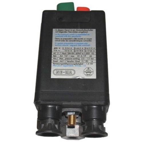 Aerotec Nema Schalter 400V 3 Wege 3/8 Zoll 6,3-10 A - Abg. 3 - 1/4 Zoll 9063148 Druckluft-Druckschalter 1 St.