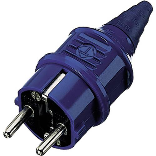 MENNEKES 10838 Schutzkontaktstecker Kunststoff 230 V Blau IP44