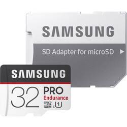 Image of Samsung Pro Endurance microSDHC-Karte 32 GB Class 10, UHS-I inkl. SD-Adapter, 4K-Videounterstützung, geeignet für