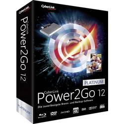 Image of Cyberlink Power2Go 12 Platinum Vollversion, 1 Lizenz Windows Backup-Software