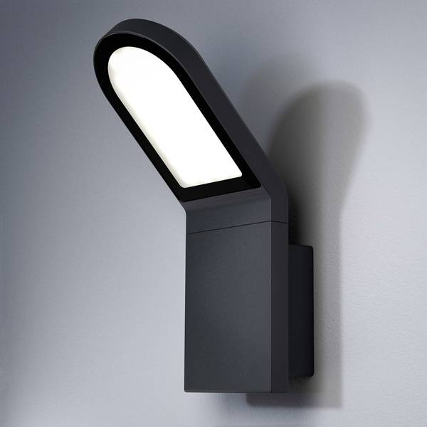 LEDVANCE ENDURA® STYLE WALL L 4058075214132 LED-Außenwandleuchte LED LED fest eingebaut 12 W Dunkelgrau