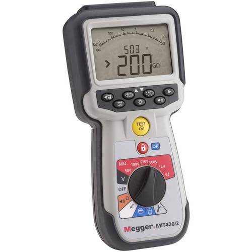 Megger MIT420/2 Isolationsmessgerät 50 V, 100 V, 250 V, 500 V, 1000 V 200 GΩ
