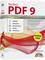 'Perfect PDF 9 Premium' Software-Verpackung zeigt Funktionen wie Erstellen, Bearbeiten, Kommentieren, Sichern und Archivieren von PDFs. Sonderpreis-Angebot ist hervorgehoben.