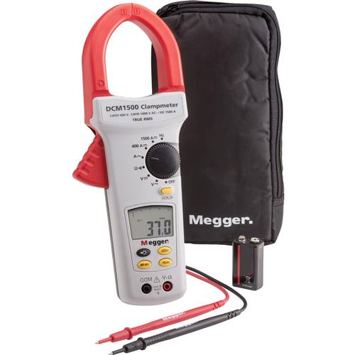 Thumbnail - Megger DCM1500 Hand-Multimeter, Stromzange digital CAT IV 600 V Anzeige (Counts): 4000