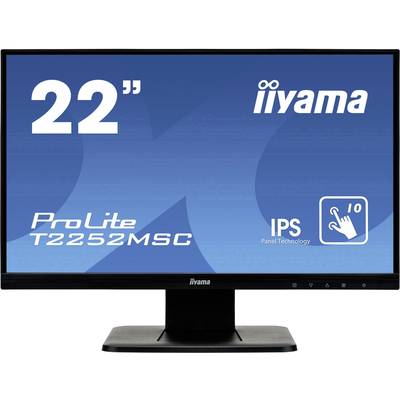 Iiyama ProLite T2252MSC Touchscreen-Monitor EEK: F (A - G)  54.6 cm (21.5 Zoll) 1920 x 1080 Pixel 16:9 7 ms VGA, HDMI®, 