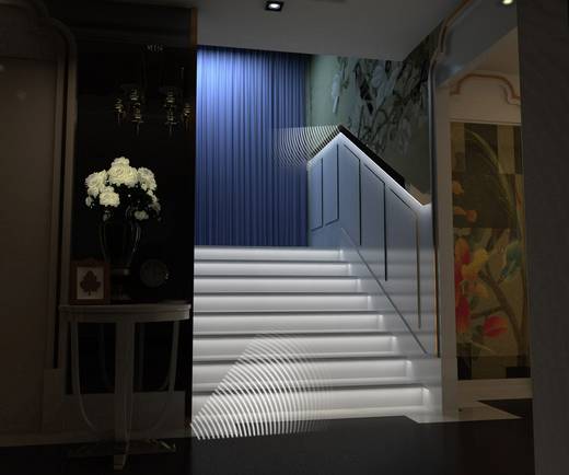 Naeve 5203403 LED-Streifen mit Bewegungsmelder mit ...