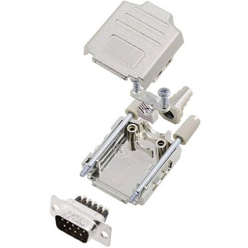 Amphenol L17DPPK15-M+L717DA15PST D-SUB Stiftleisten-Set 180 ° Polzahl: 15 Schrauben 1 St.