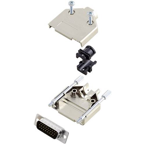 Amphenol L17DTPK-M-15+L717HDA26P D-SUB Stiftleisten-Set 180 ° Polzahl: 26 Lötkelch 1 St.