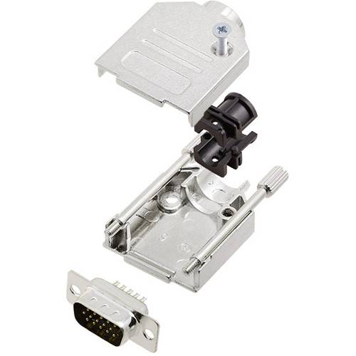 Amphenol L17DTZK09+L717HDE15P D-SUB Stiftleisten-Set 180 ° Polzahl: 15 Lötkelch 1 St.